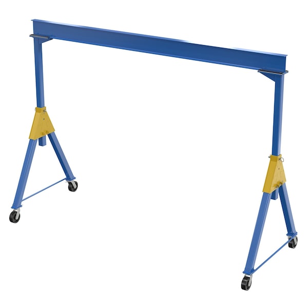 Fixed Ht. Stl Gantry Crane, 8K, 15Ft Kd